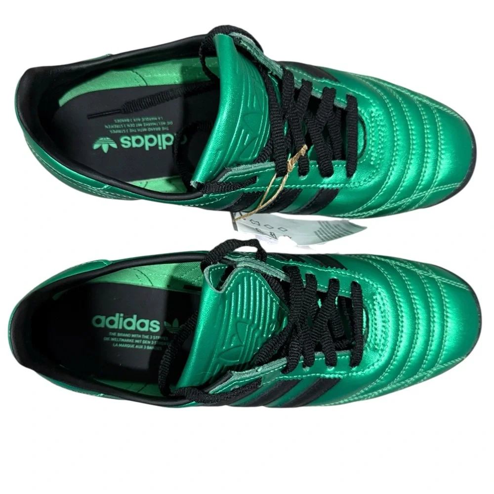 Adidas Originals SL 72 Women’s Metallic Green and Black Sneakers, Size 7. New!